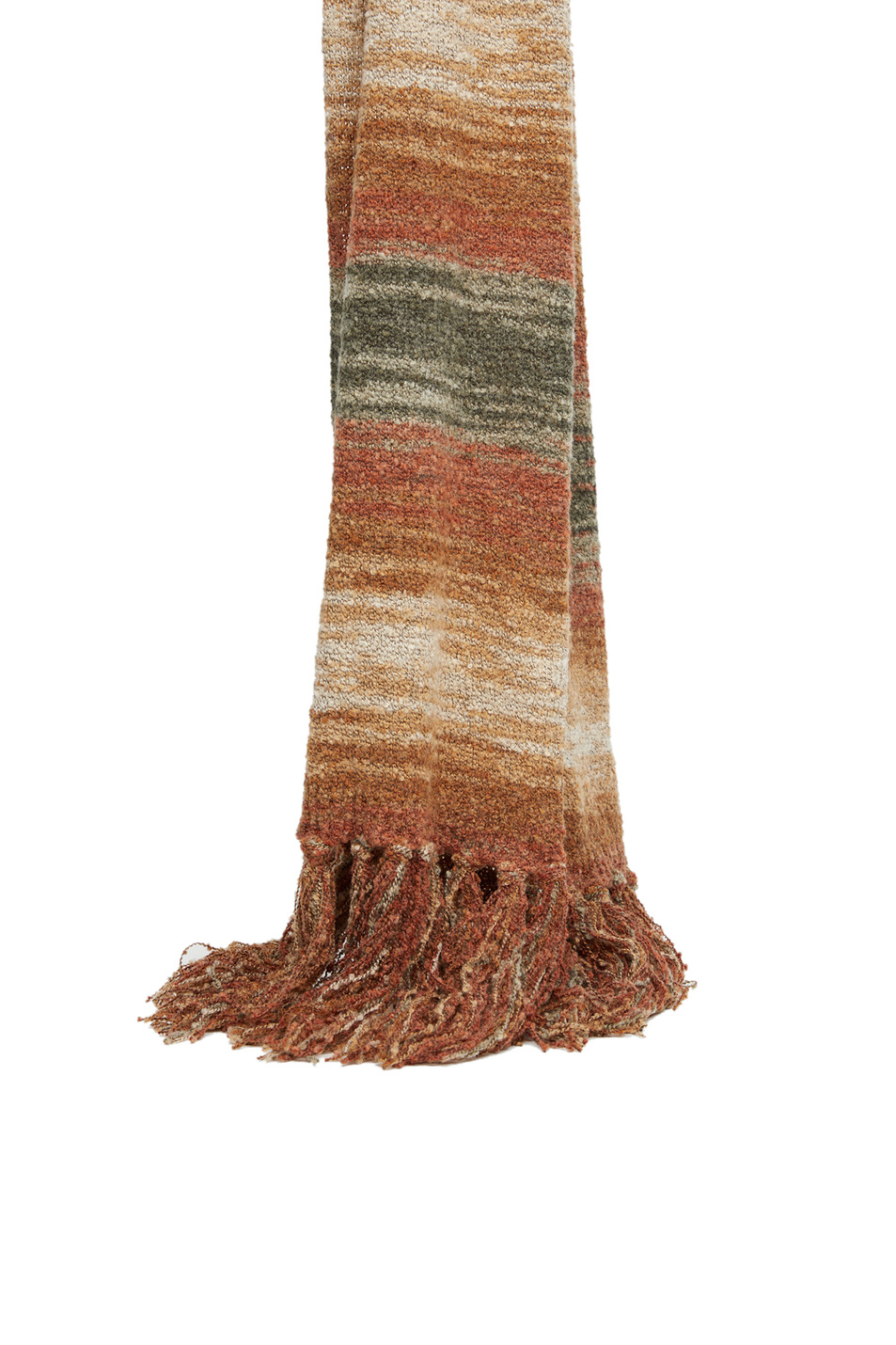Женский Mango Разноцветный шарф ESCALA с бахромой (цвет ), артикул 17036709 | Фото 2
