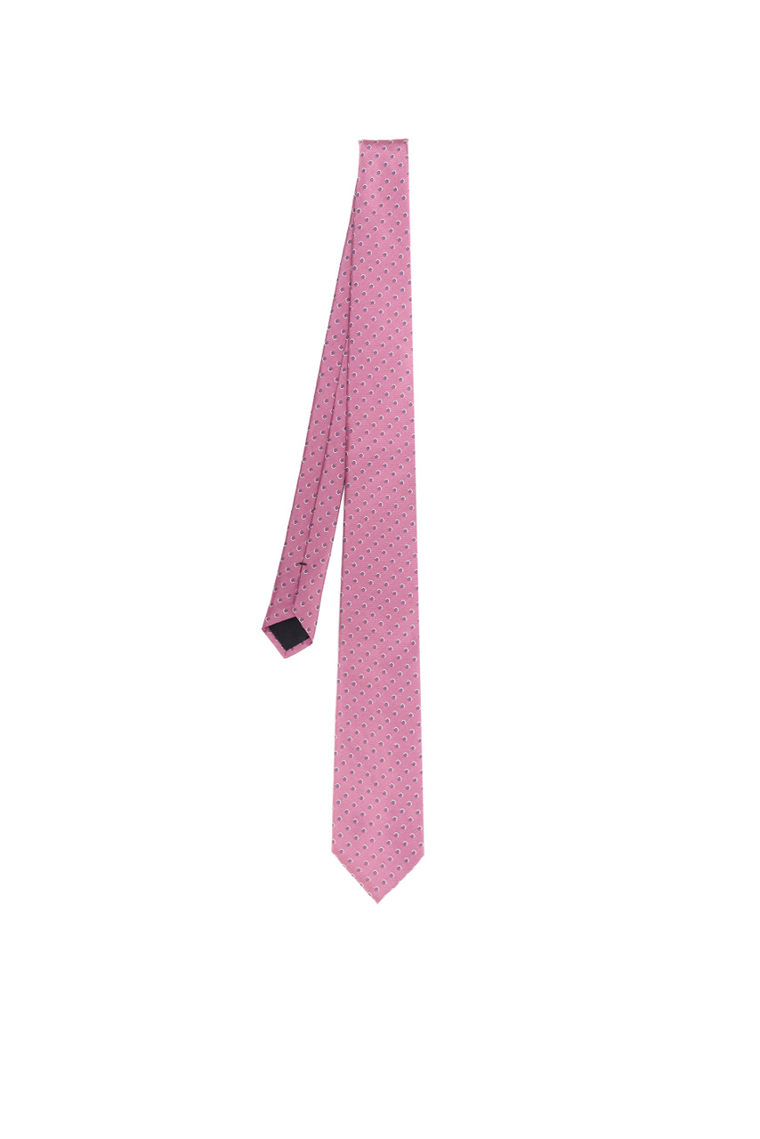 Галстук из натурального шелка|Основной цвет:Розовый|Артикул:50512545 | Фото 1