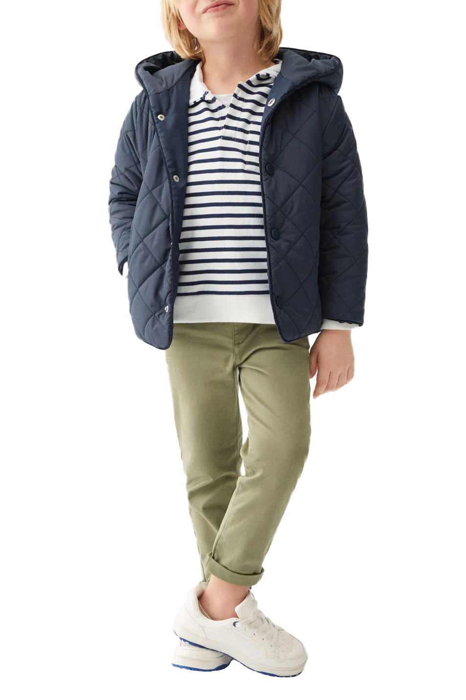 Мальчикам Mango Kids Куртка стеганая HUSKY (цвет ), артикул 47010452 | Фото 4