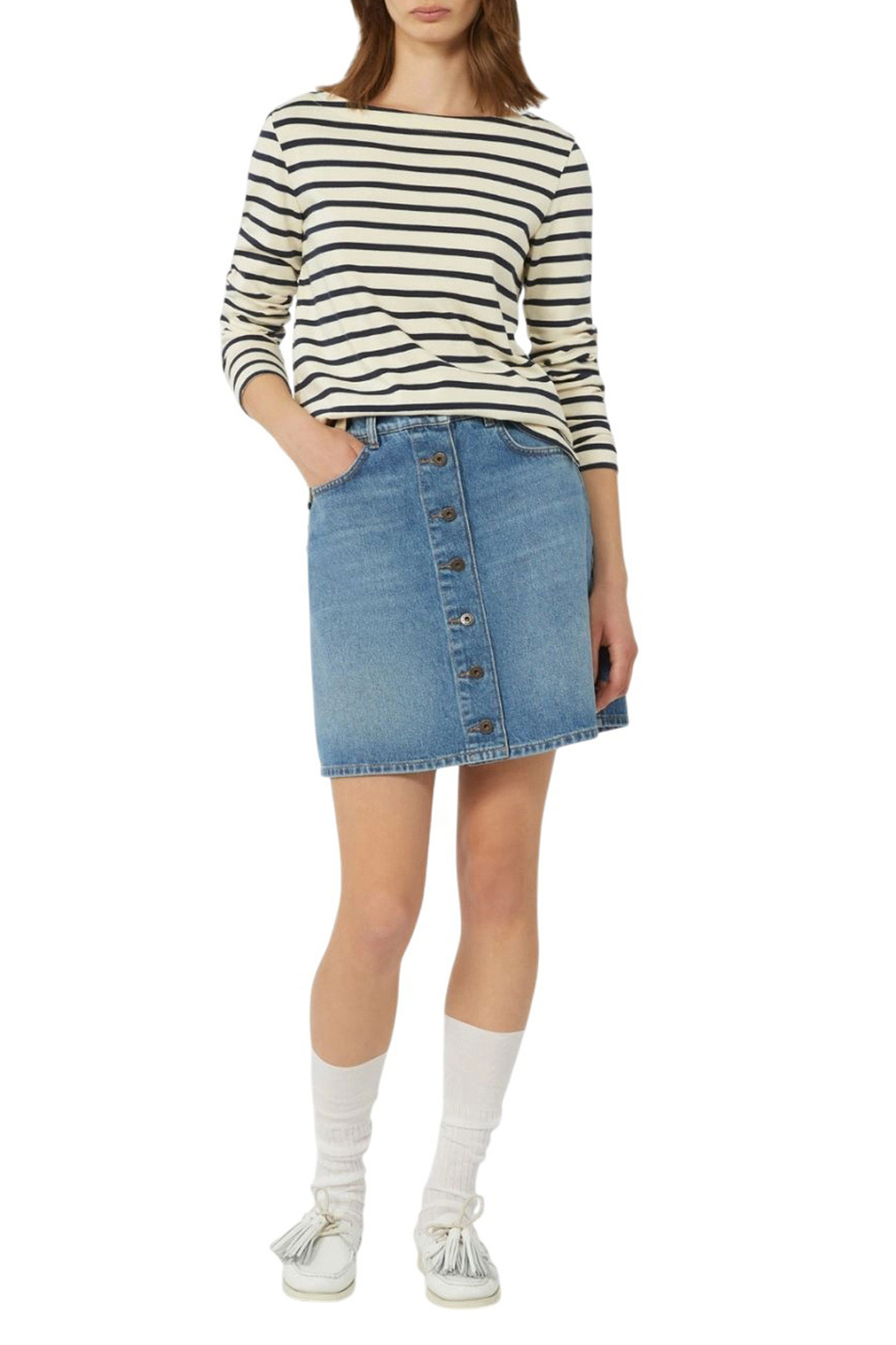 Женский Weekend Max Mara Лонгслив ERASMO из хлопка (цвет ), артикул 2615941021 | Фото 2