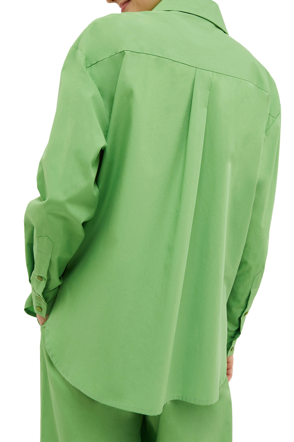 Женский MAX&Co. Рубашка VELOURS из натурального хлопка (цвет ), артикул 2416111044 | Фото 4