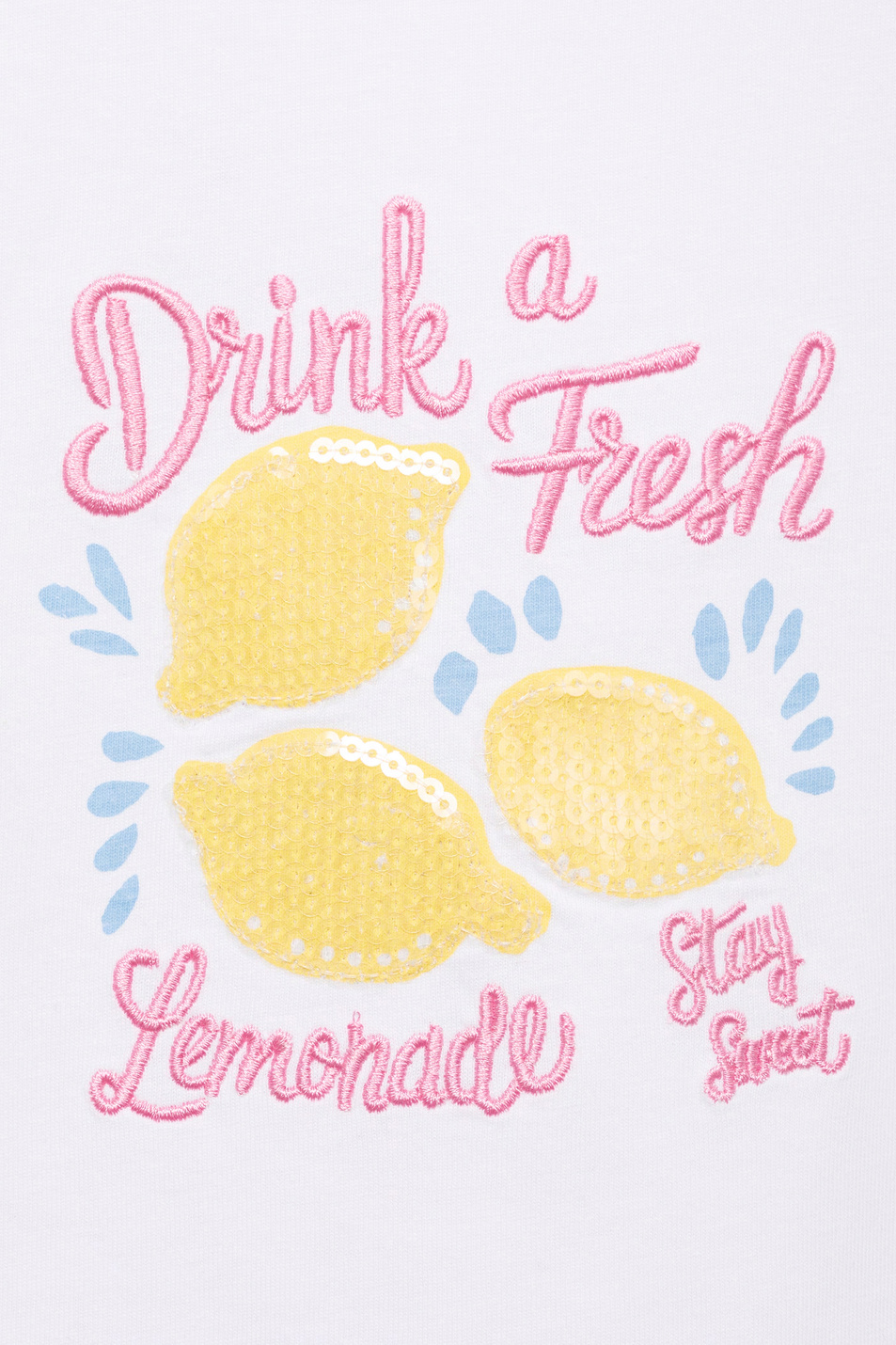 Девочкам Mango Kids Футболка LEMONADE с принтом (цвет ), артикул 87007905 | Фото 3