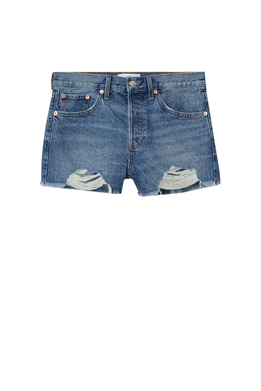 Джинсовые шорты HAILEY|Основной цвет:Голубой|Артикул:27048630 | Фото 1