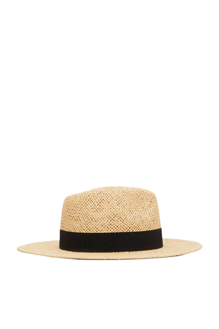 Шляпа из рафии BASICO|Основной цвет:Бежевый|Артикул:27077114 | Фото 1
