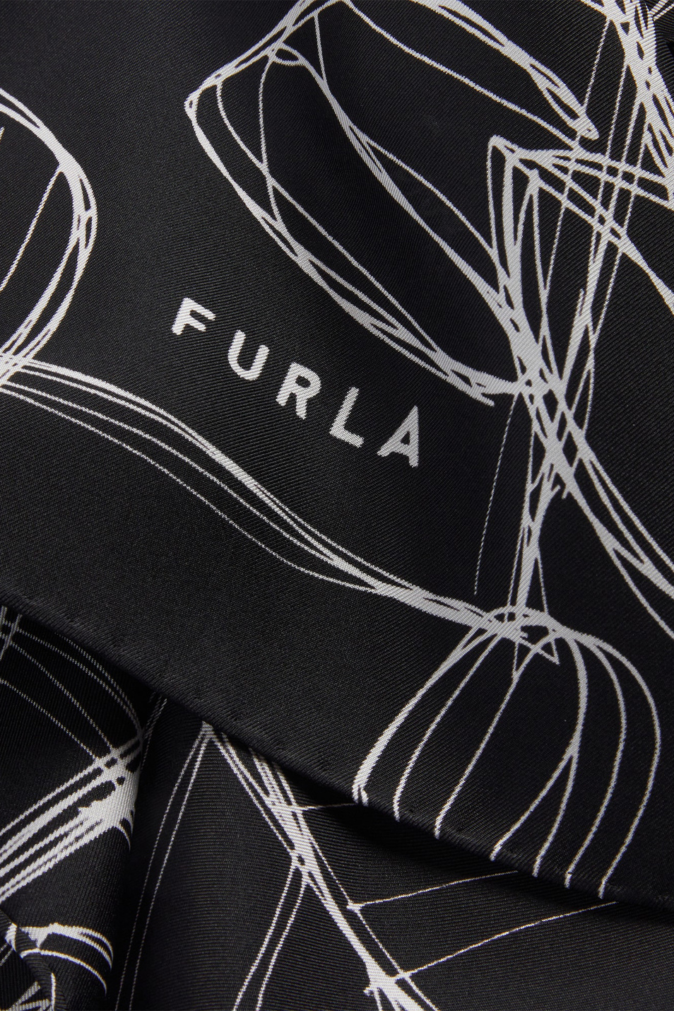 Женский Furla Платок TORTONA из шелка с принтом (цвет ), артикул WT00021-BX3591 | Фото 3