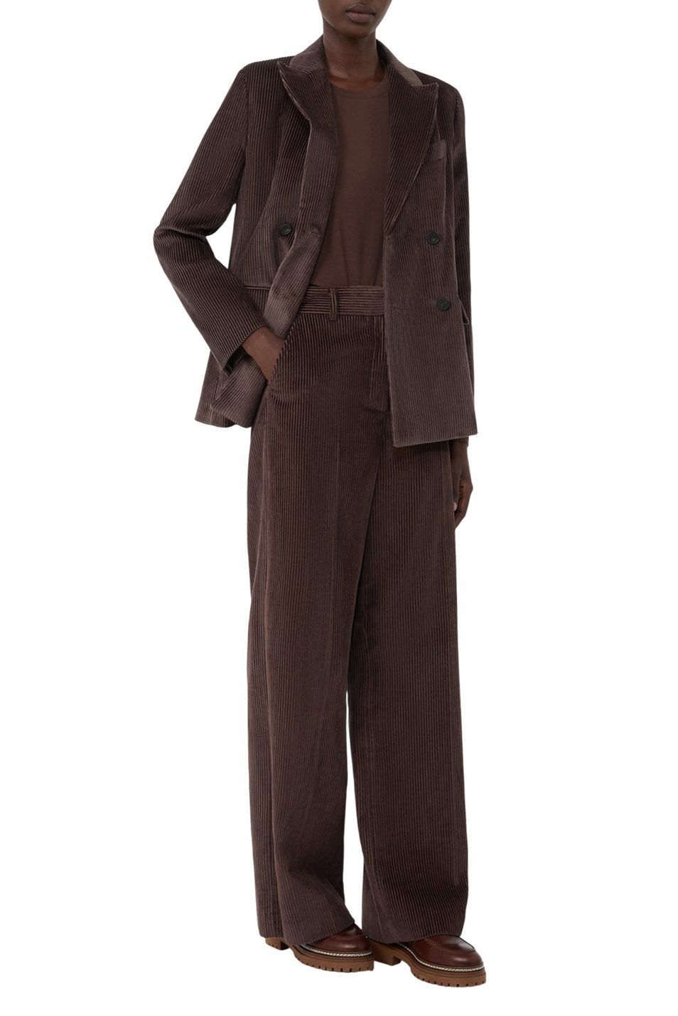 Женский Weekend Max Mara Пиджак KATANGA вельветовый (цвет ), артикул 2525046062 | Фото 2