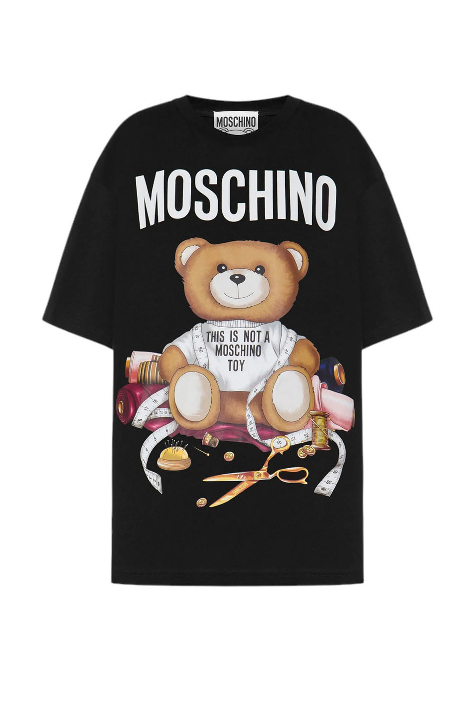 Женский Moschino Футболка из натурального хлопка с принтом (цвет ), артикул V0701-5541 | Фото 1