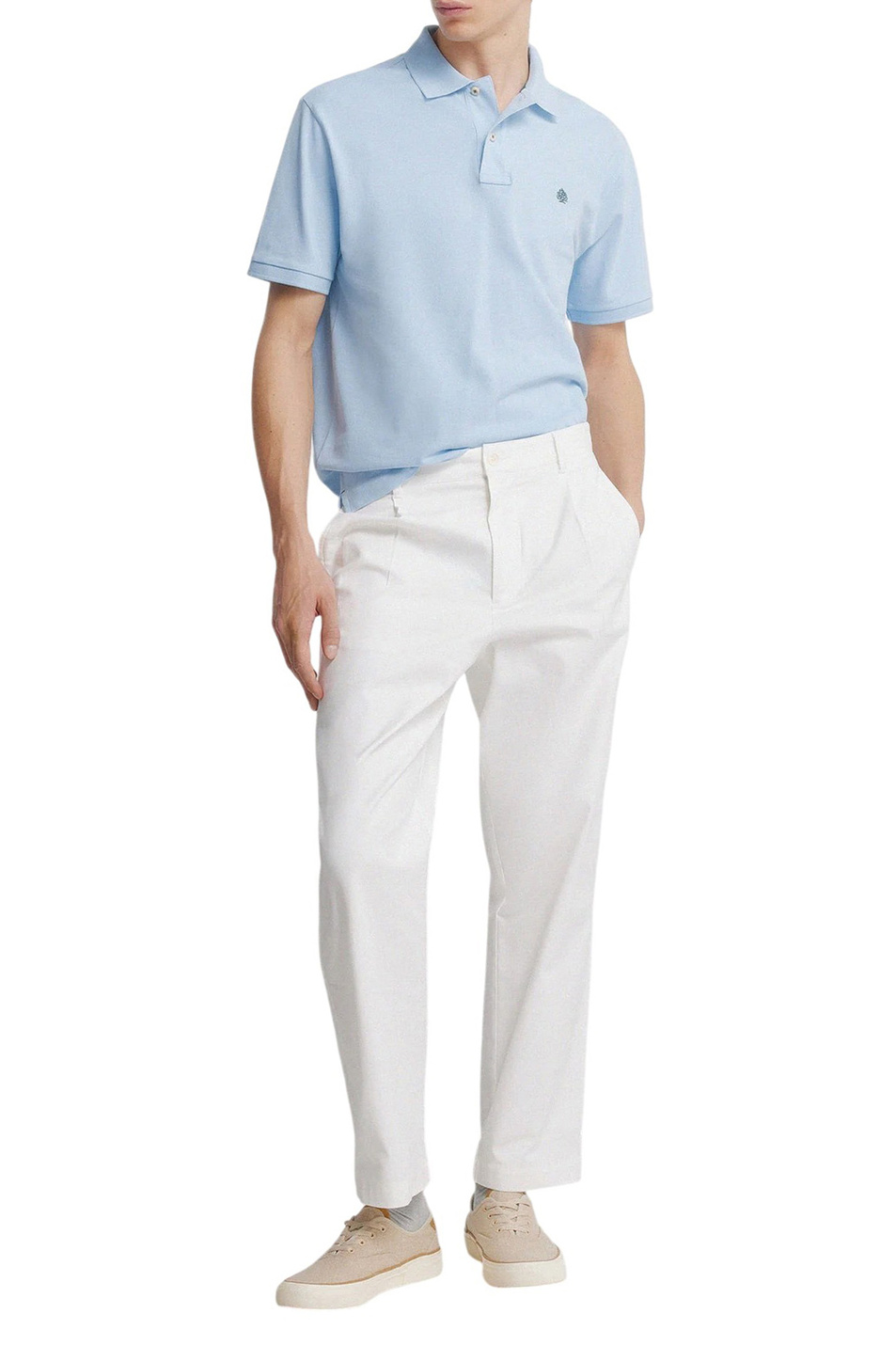 Мужской Springfield Поло из хлопка (цвет ), артикул 8551097 | Фото 2