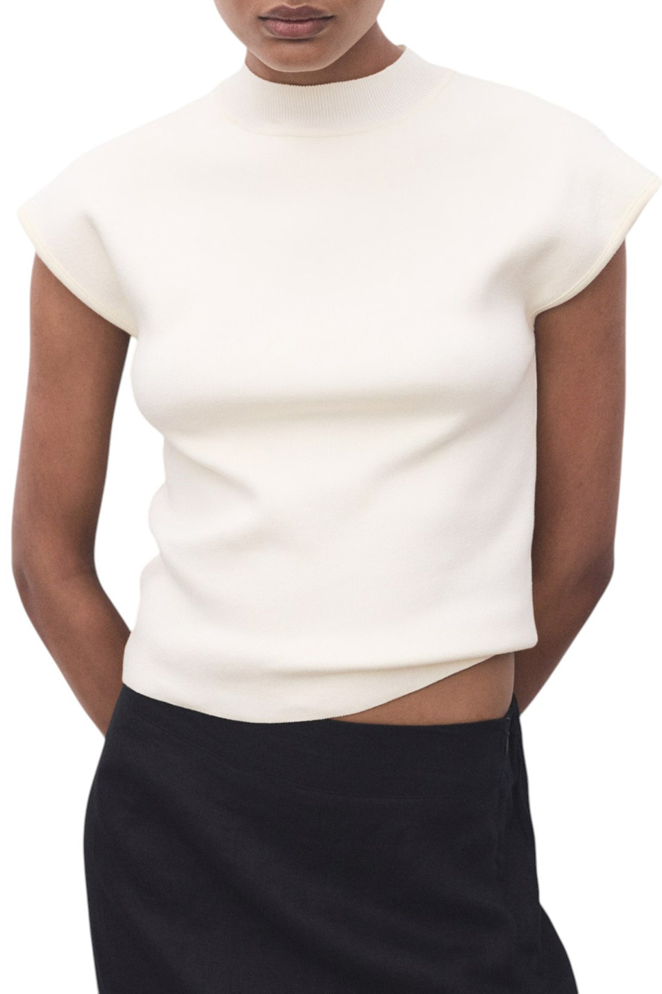 Женский Mango Джемпер DUMIN с короткими рукавами (цвет ), артикул 17074129 | Фото 3