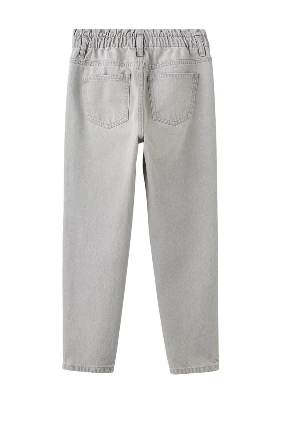 Девочкам Mango Kids Джинсы PAPERBAG из хлопка (цвет ), артикул 27001261 | Фото 2