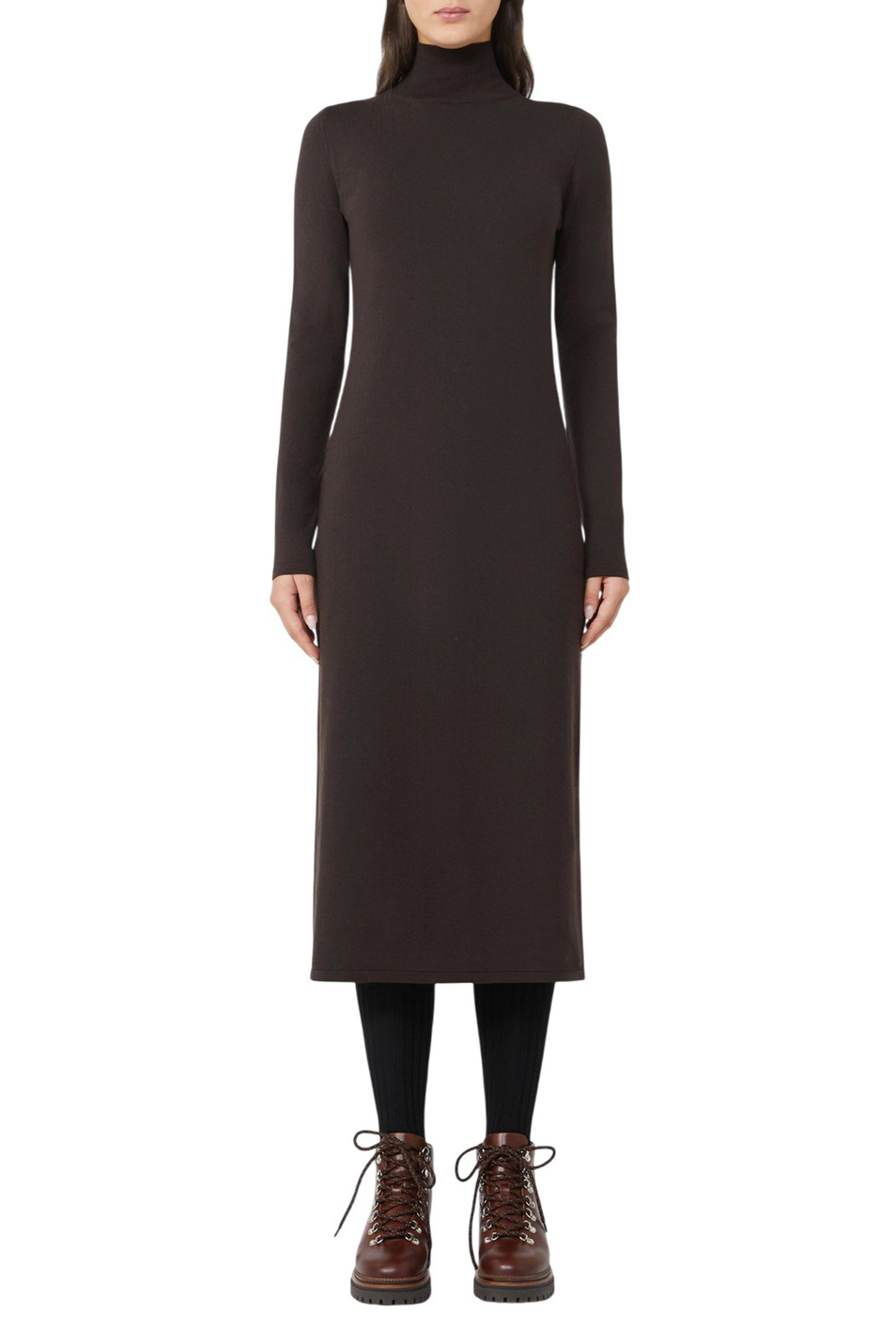 Женский Weekend Max Mara Платье OCROMA из смесовой шерсти (цвет ), артикул 2525326022 | Фото 3