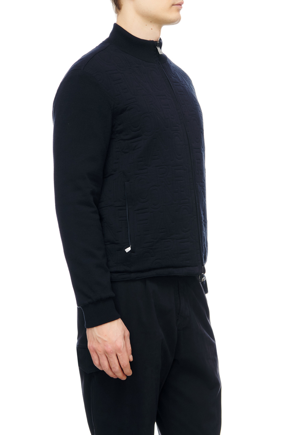 Мужской Corneliani Куртка с трикотажными рукавами и рельефным узором (цвет ), артикул 90LM71-2820129 | Фото 3