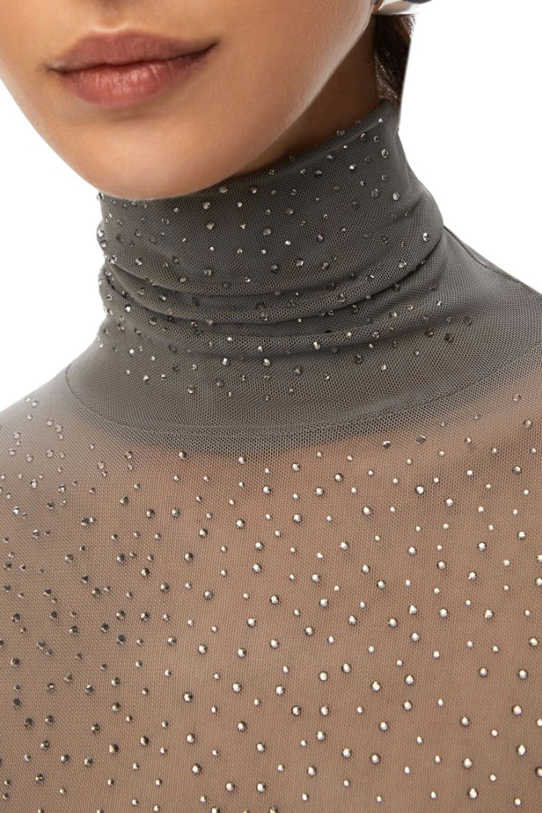 Женский iBLUES Водолазка REPORT со стразами (цвет ), артикул 2527946012 | Фото 5