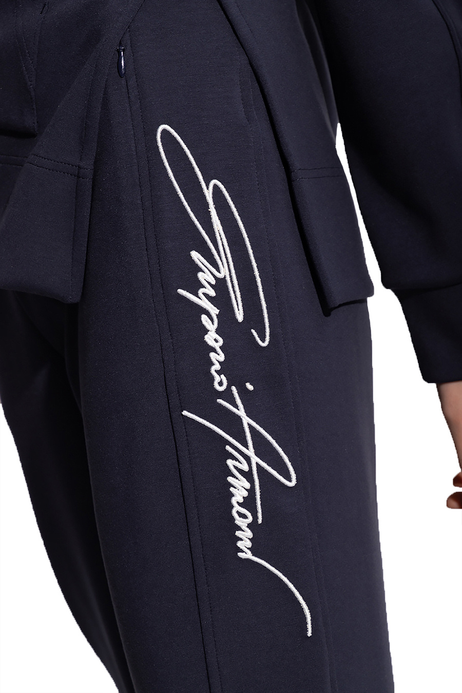 Женский Emporio Armani Брюки с вышитым логотипом (цвет ), артикул 3R2P7A-2JVKZ | Фото 5