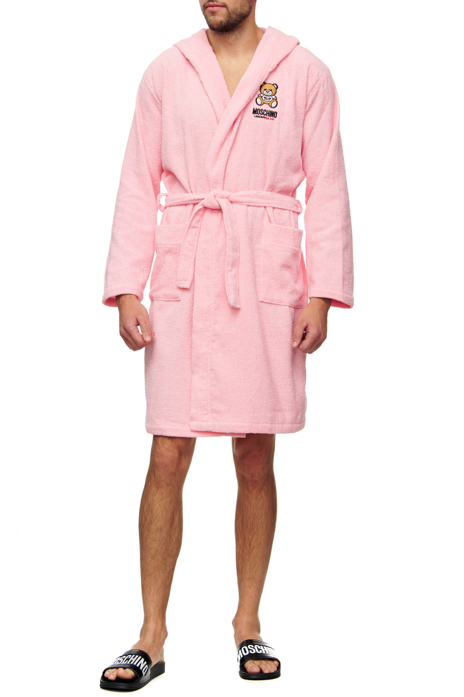 Moschino Махровый халат с фирменной вышивкой (цвет ), артикул A7302-5165 | Фото 1
