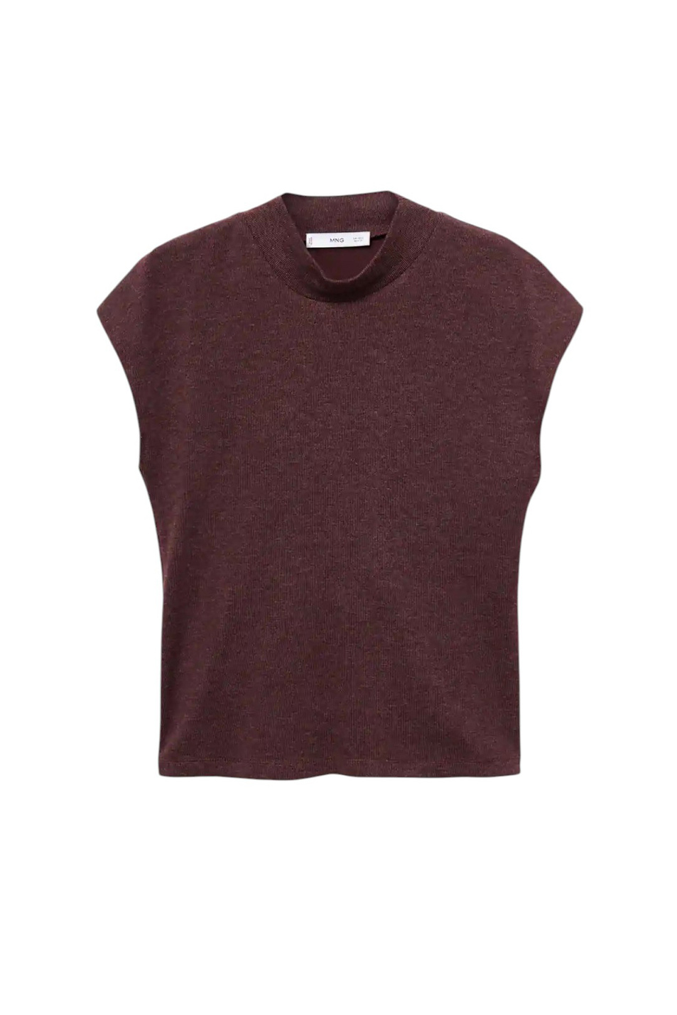 Джемпер MICHI с высоким воротником|Основной цвет:Бордовый Женский Mango Джемпер MICHI с высоким воротником (цвет ), артикул 17085815 | Фото 1