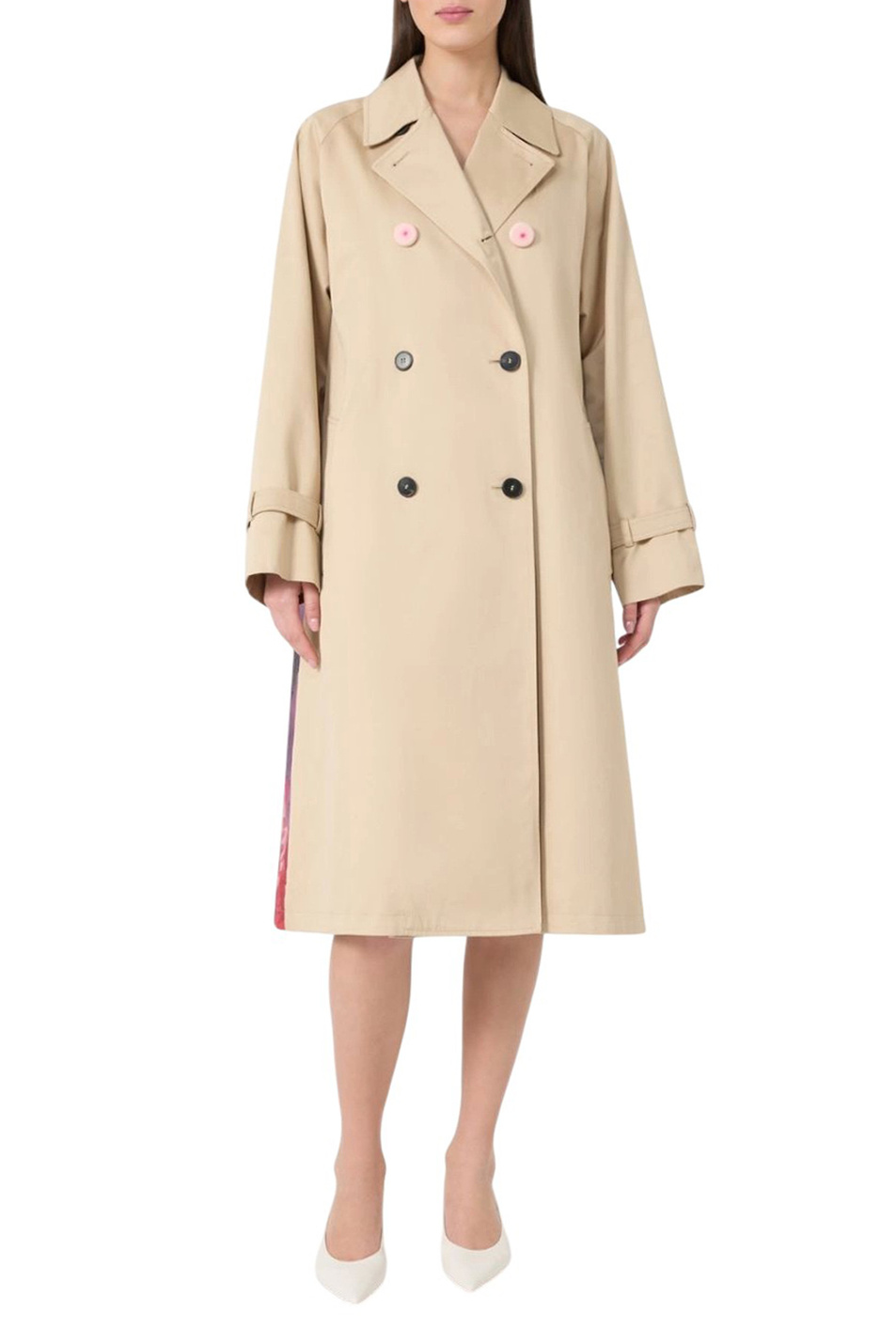 Женский Weekend Max Mara Тренч NINFA с принтом (цвет ), артикул 2615021016 | Фото 3