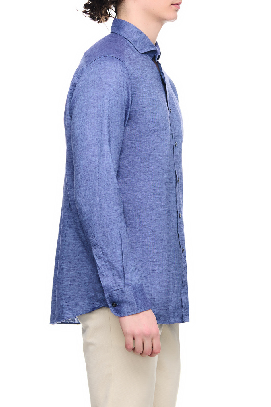 Мужской BOSS Рубашка из чистого льна (цвет ), артикул 50490601 | Фото 3