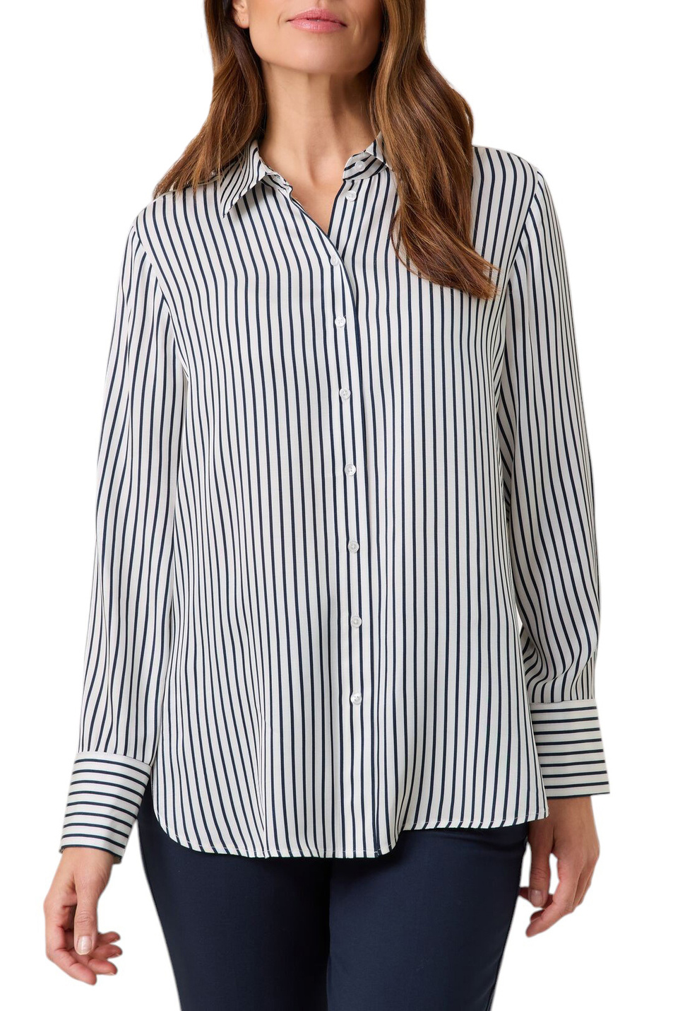 Женский Gerry Weber Рубашка в полоску (цвет ), артикул 965068-31401 | Фото 4