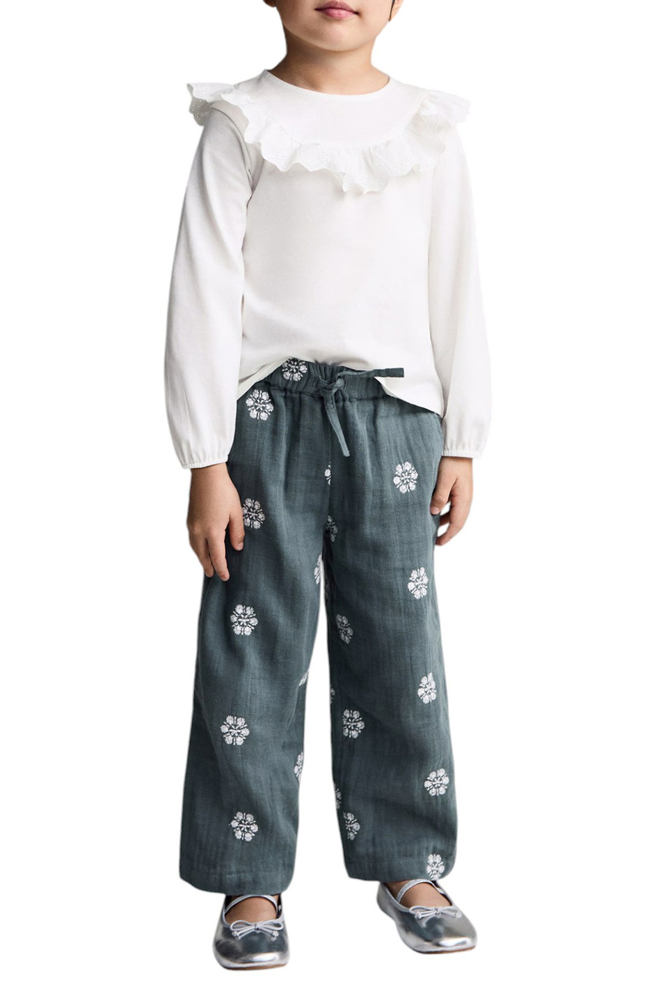 Девочкам Mango Kids Джемпер ISABELLA из хлопка (цвет ), артикул 87050626 | Фото 3