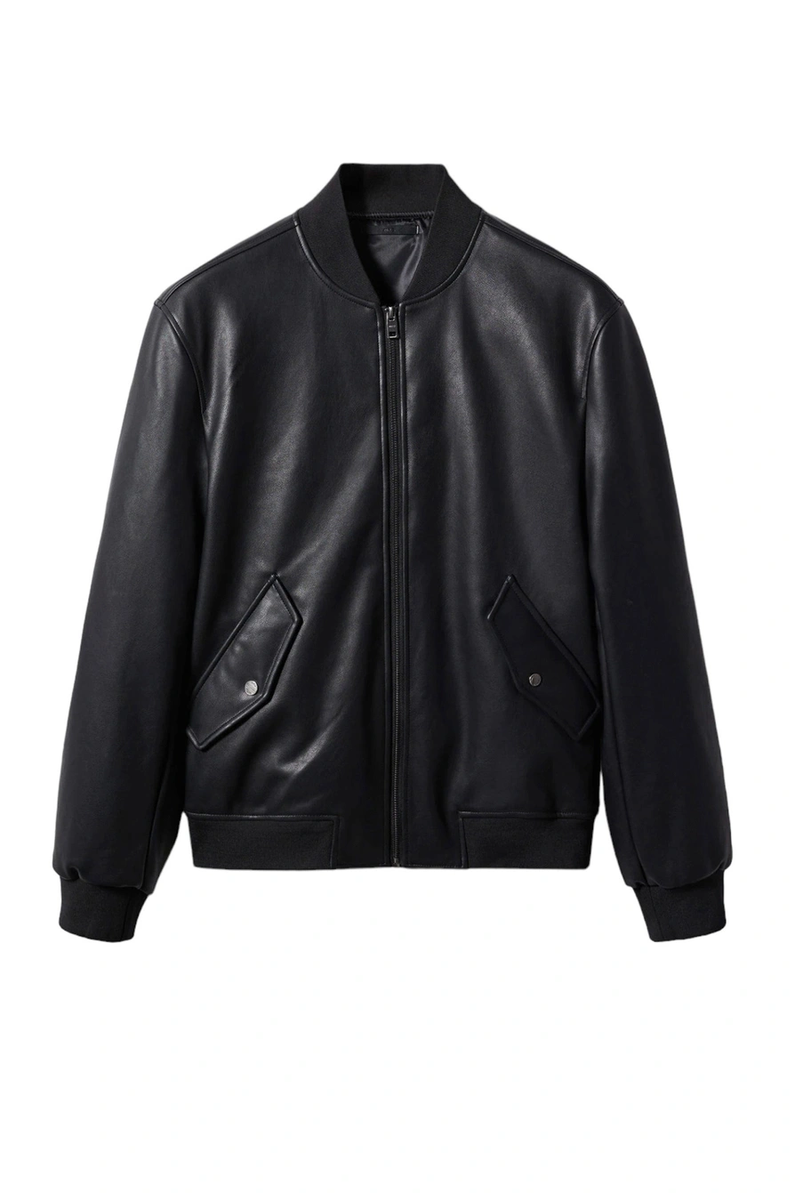 manboo Mango Man ❤ мужской бомбер pla из искусственной кожи со