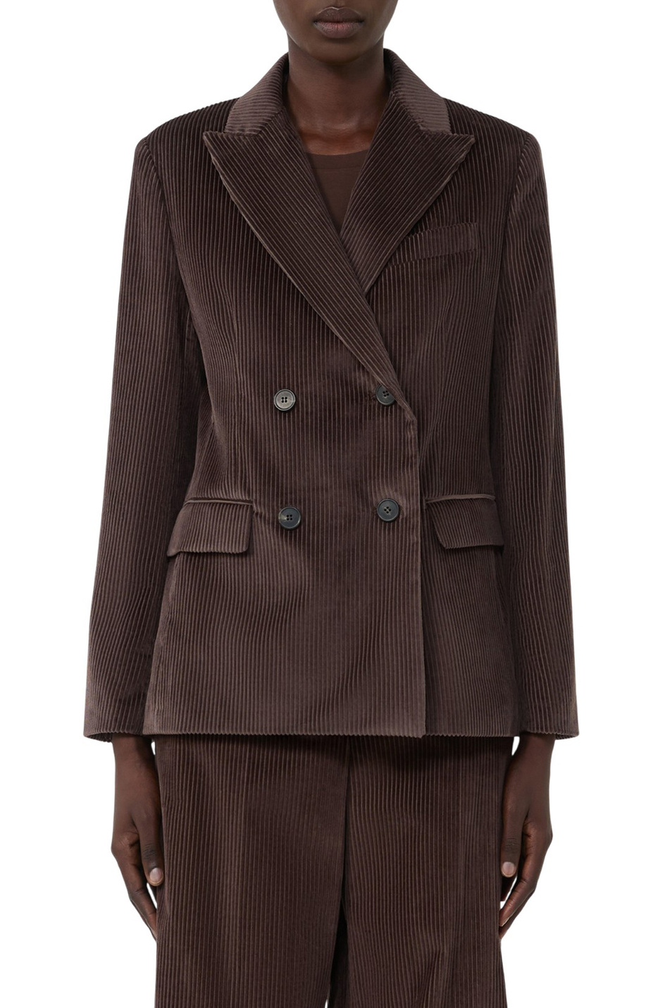 Женский Weekend Max Mara Пиджак KATANGA вельветовый (цвет ), артикул 2525046062 | Фото 3
