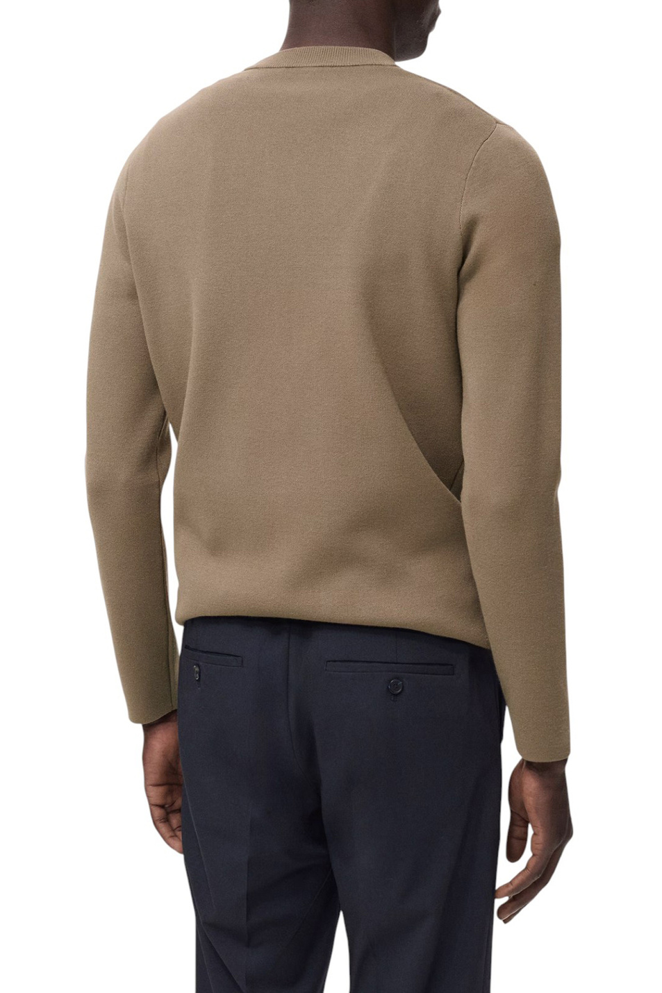 Мужской Mango Man Джемпер LUXUS из смесовой вискозы (цвет ), артикул 17005981 | Фото 3