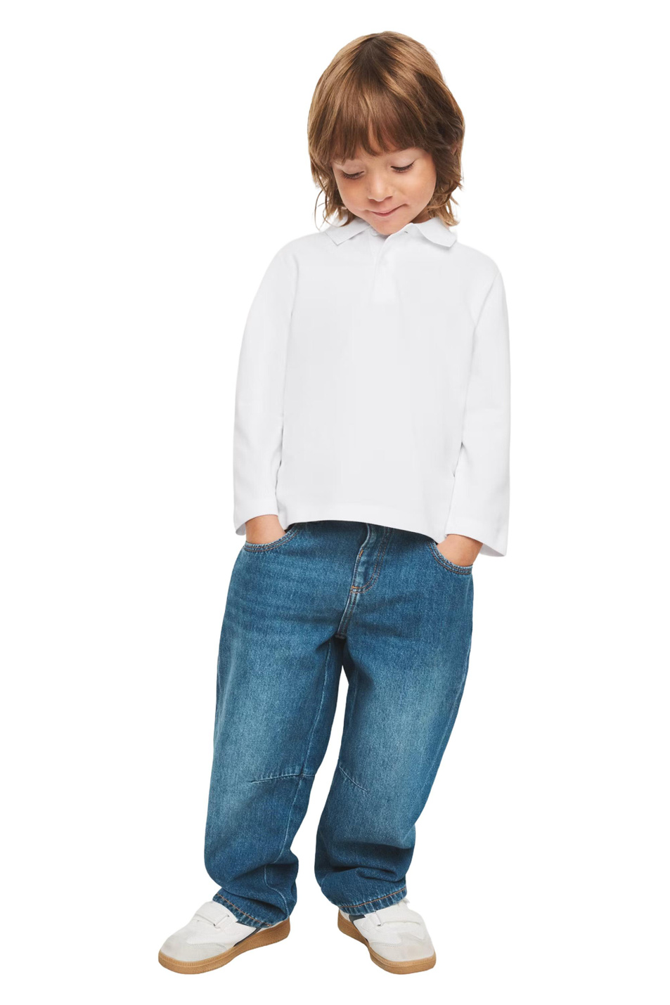 Мальчикам Mango Kids Джемпер-поло DANIB из хлопка (цвет ), артикул 37044775 | Фото 3
