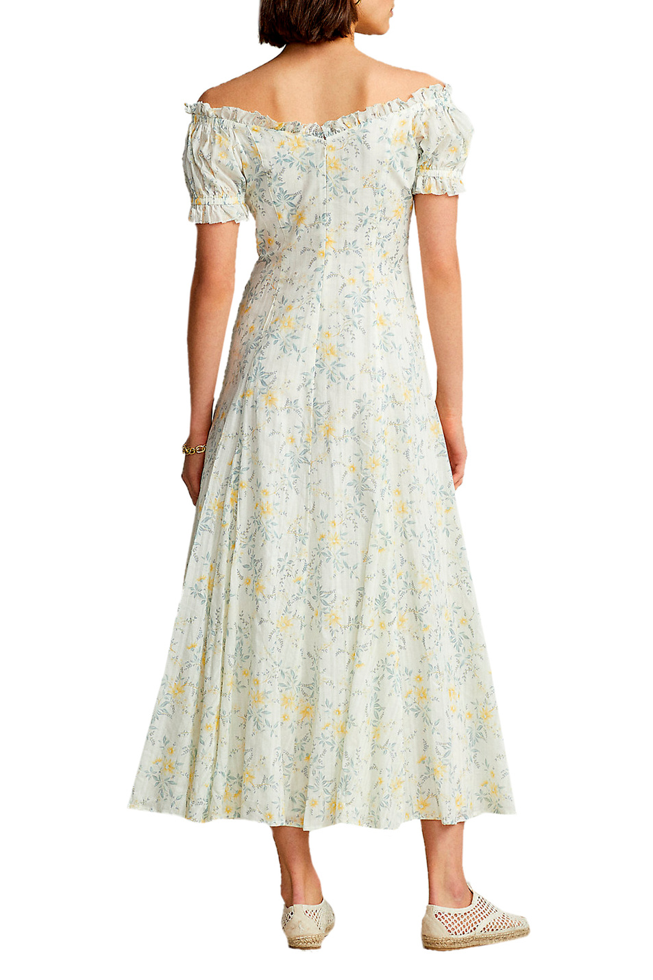 Polo Ralph Lauren Платье с открытыми плечами и цветочным принтом (цвет ), артикул 211876952001 | Фото 3