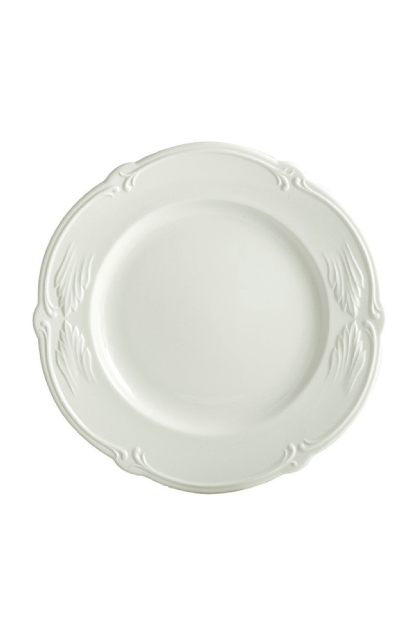 Набор тарелок ROCAILLE BLANC салатных, 22,4 см, 4 шт.|Основной цвет:Белый|Артикул:1800B4AB14 | Фото 1