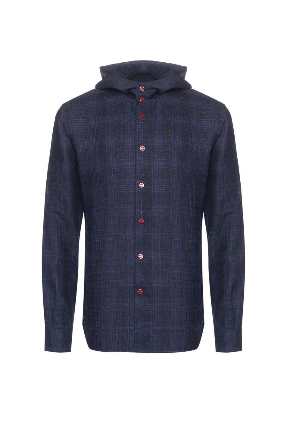 Мужской Kiton Рубашка из смесовой шерсти (цвет ), артикул UMCMARK0630G1300C | Фото 1