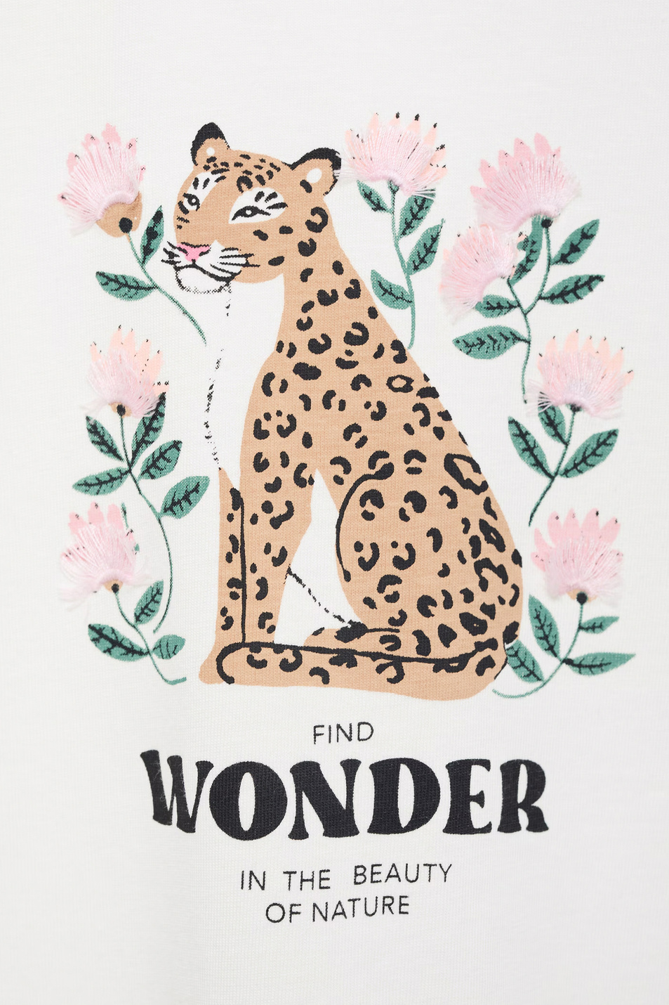 Девочкам Mango Kids Лонгслив WONDERR с принтом (цвет ), артикул 77037932 | Фото 3