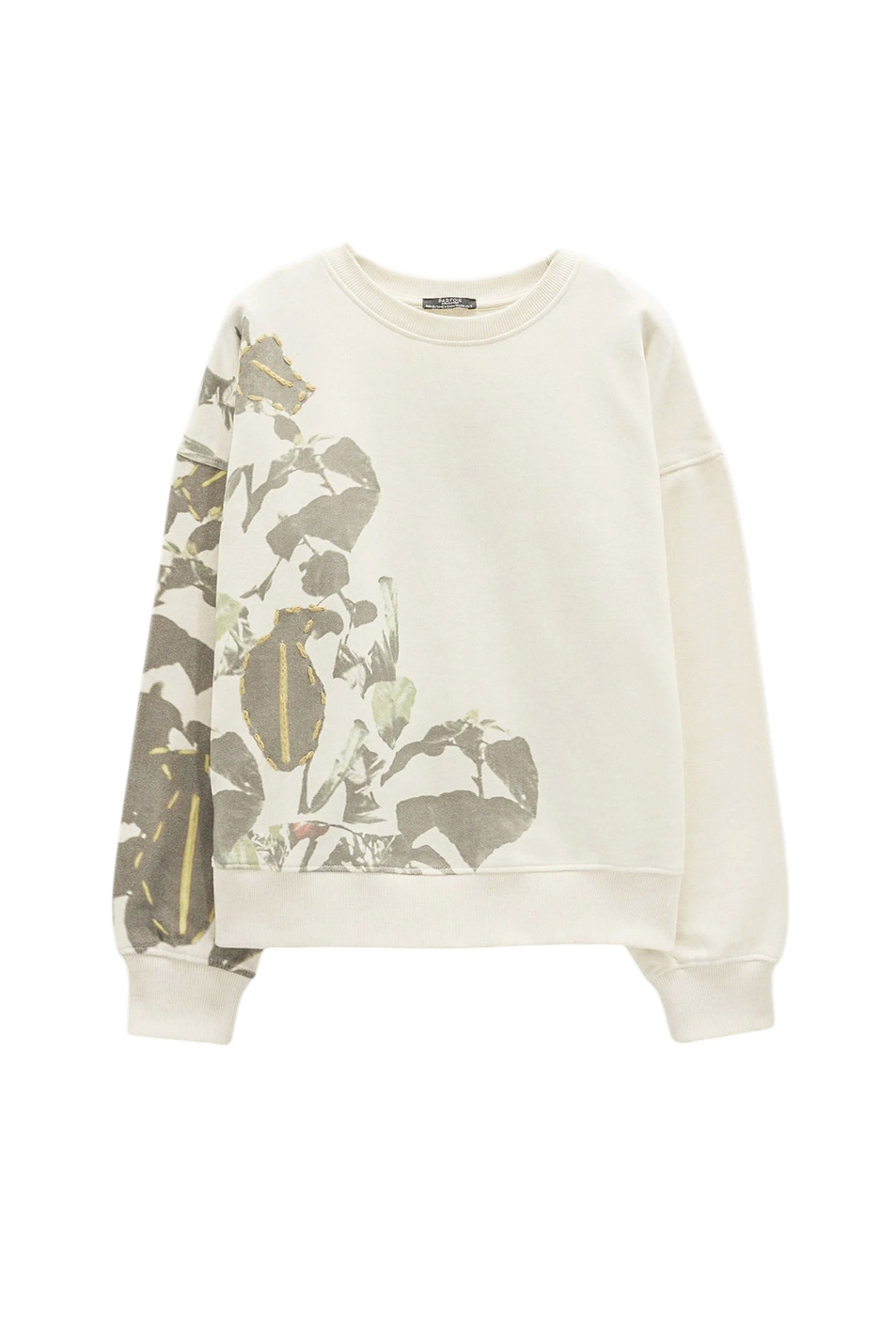 Женский Parfois Свитшот из хлопка с принтом (цвет ), артикул 244211 | Фото 1