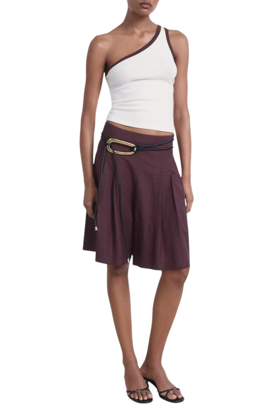 Женский Mango Топ MALTA с контрастной отделкой (цвет ), артикул 17002913 | Фото 2