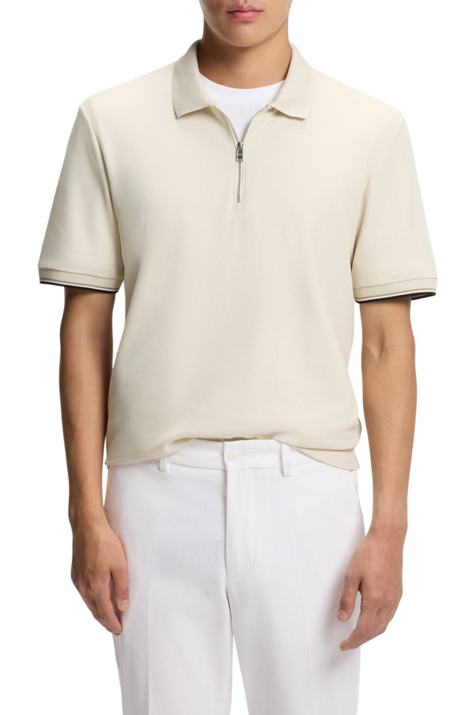 Мужской BOSS Поло Pei из хлопка (цвет ), артикул 50555108 | Фото 3