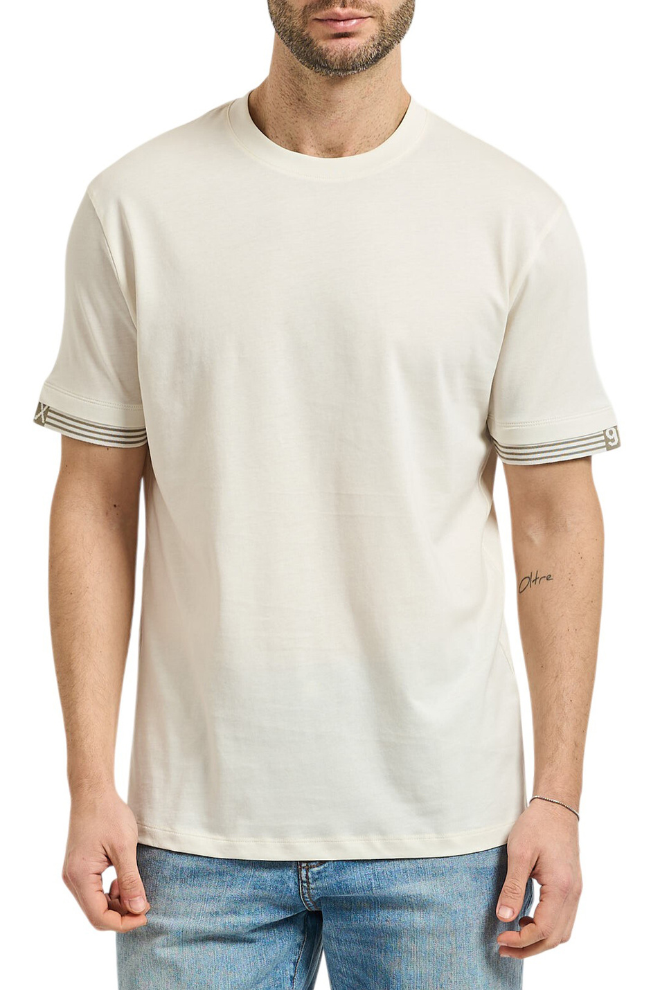 Мужской Armani Exchange Футболка из натурального хлопка (цвет ), артикул XM002493-AF10356 | Фото 3