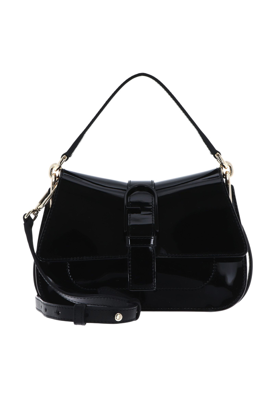 Сумка FLOW MINI из натуральной кожи|Основной цвет:Черный Женский Furla Сумка FLOW MINI из натуральной кожи (цвет ), артикул WB01456-BX3409 | Фото 1