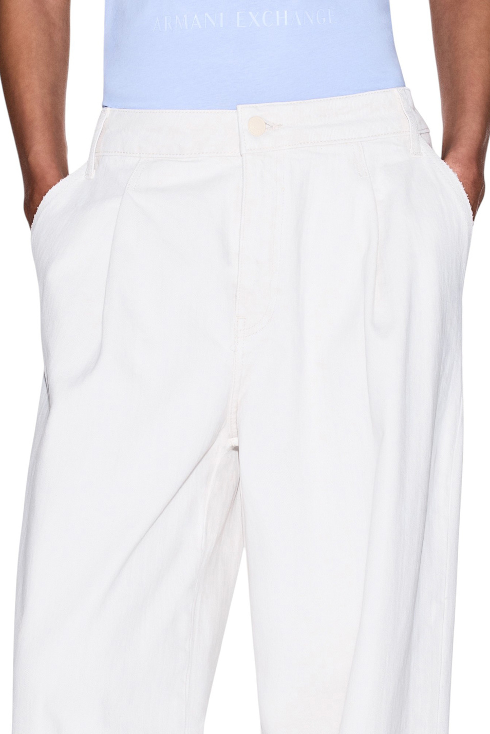 Женский Armani Exchange Брюки из хлопка (цвет ), артикул XW001105-AF14494 | Фото 5