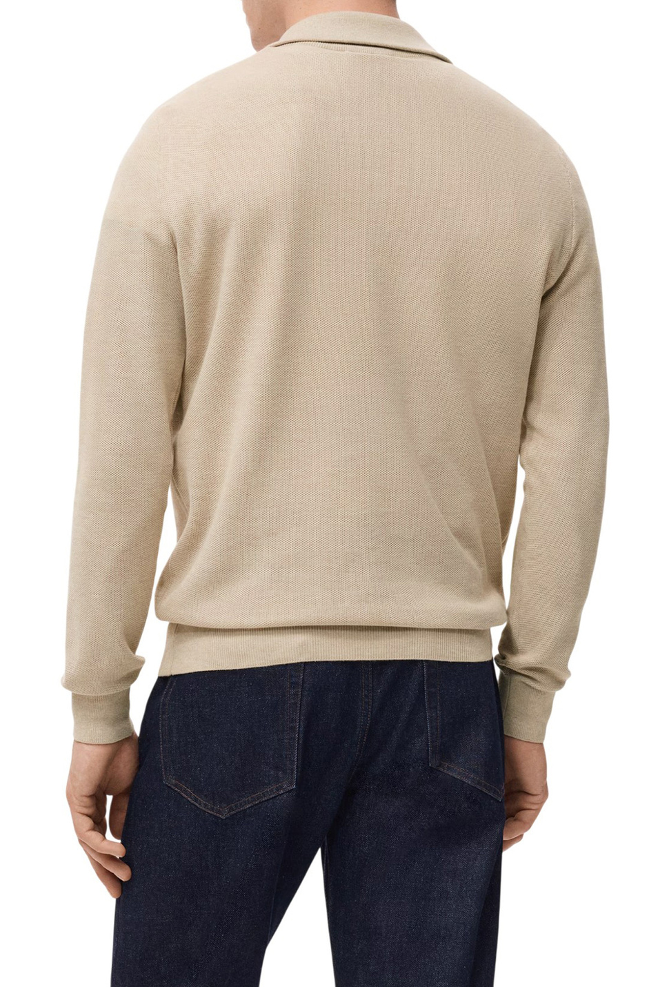 Мужской Mango Man Джемпер TENP с воротником на молнии (цвет ), артикул 27041282 | Фото 4