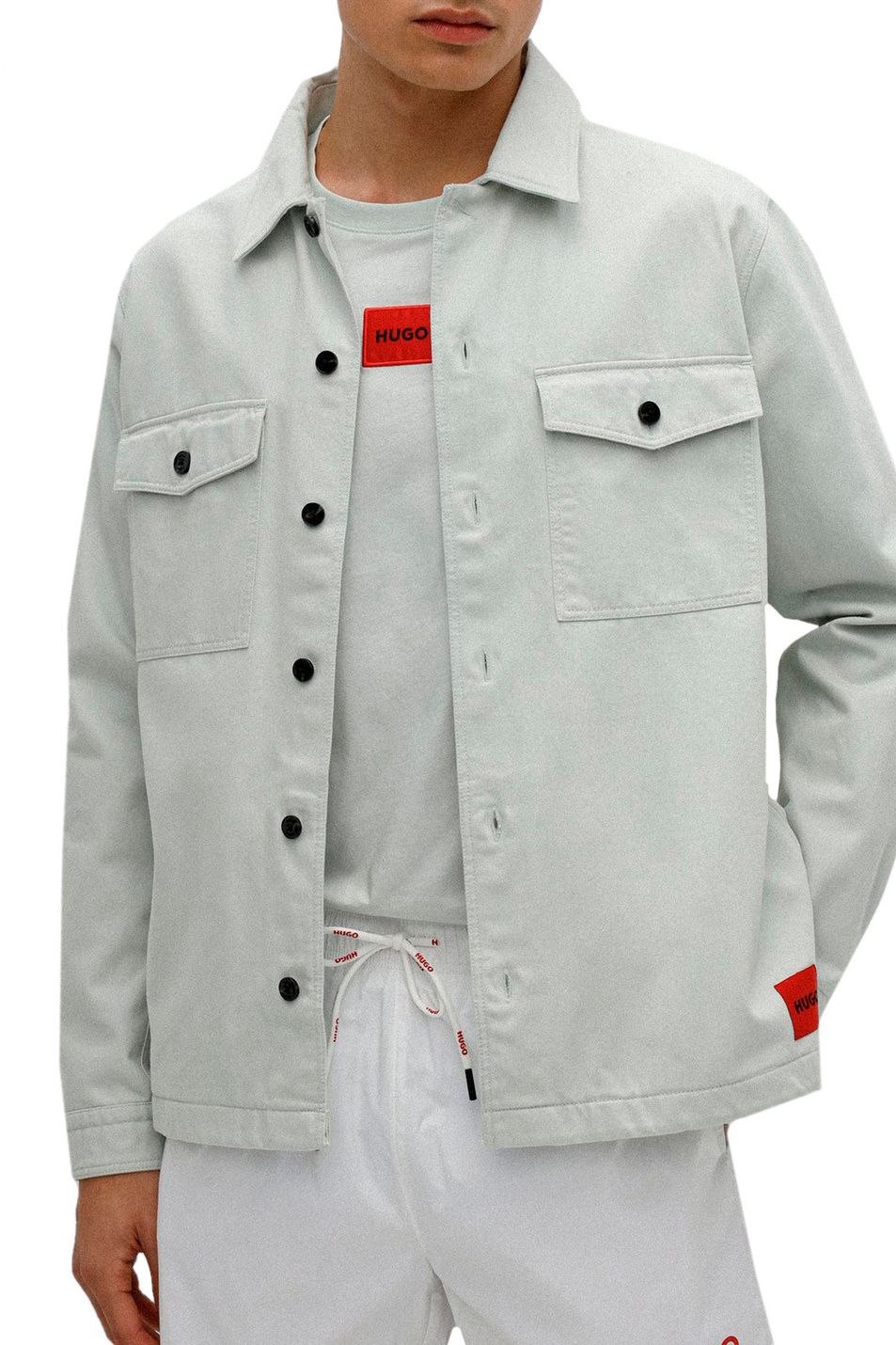 HUGO Рубашка свободного кроя с нагрудными карманами (цвет ), артикул 50468744 | Фото 3