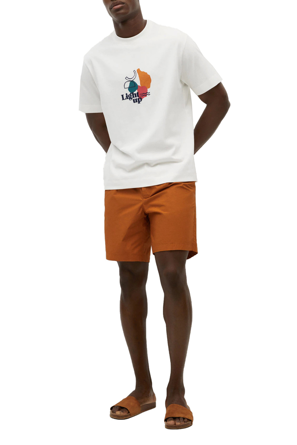 Mango Man Футболка свободного кроя с принтом (цвет ), артикул 17031072 | Фото 2