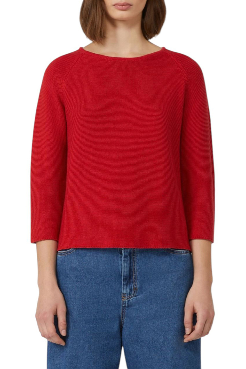 Женский Weekend Max Mara Джемпер ADDOTTO из хлопка (цвет ), артикул 2525366111 | Фото 3