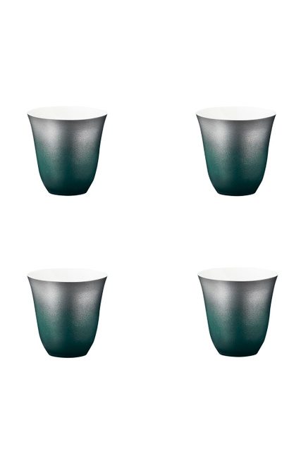 Набор чашек для мокко, 4 шт.|Основной цвет:Зеленый|Артикул:242351 | Фото 1