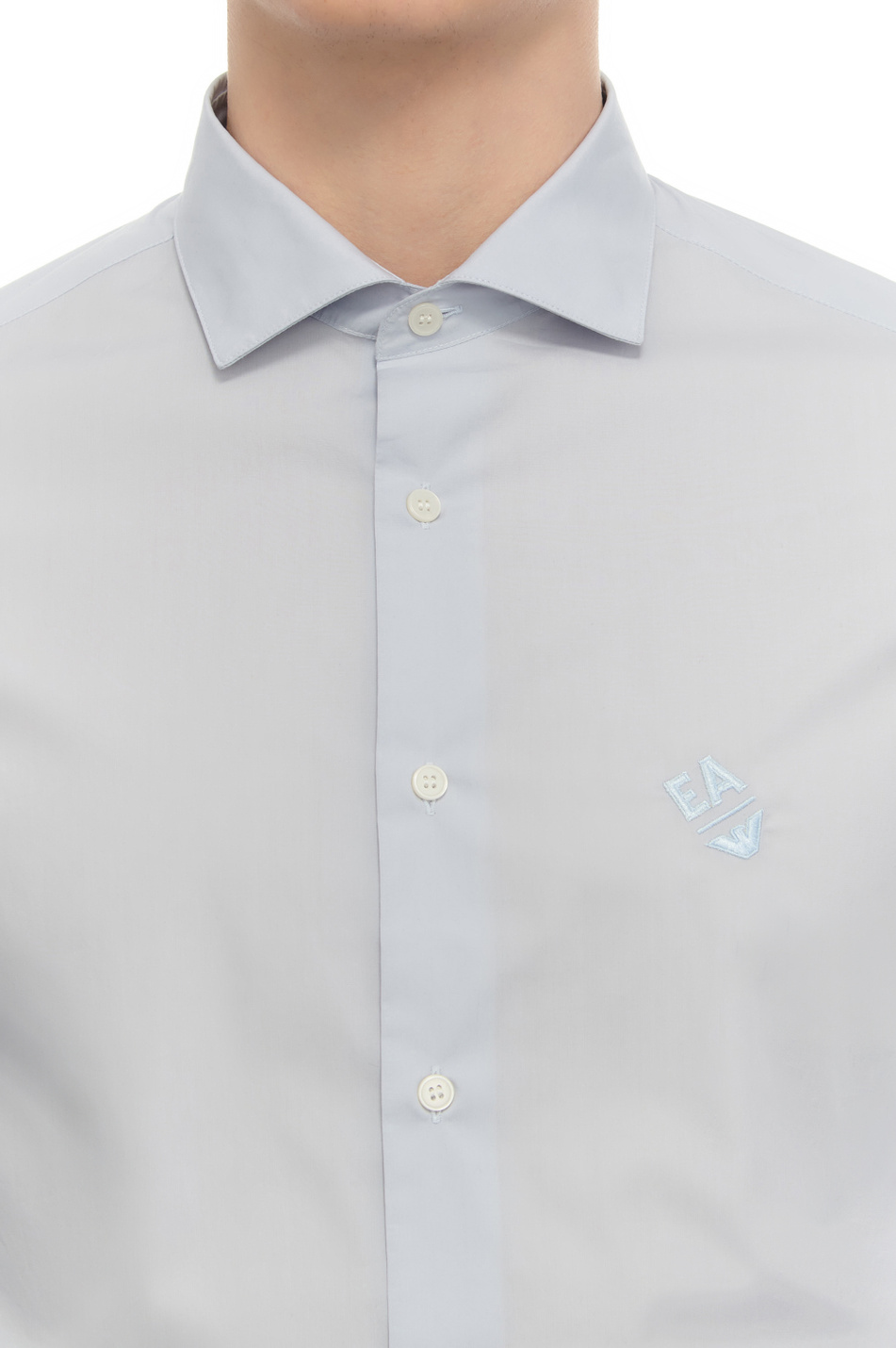 Мужской Emporio Armani Рубашка из натурального хлопка (цвет ), артикул 3D1C86-1K2NZ | Фото 5