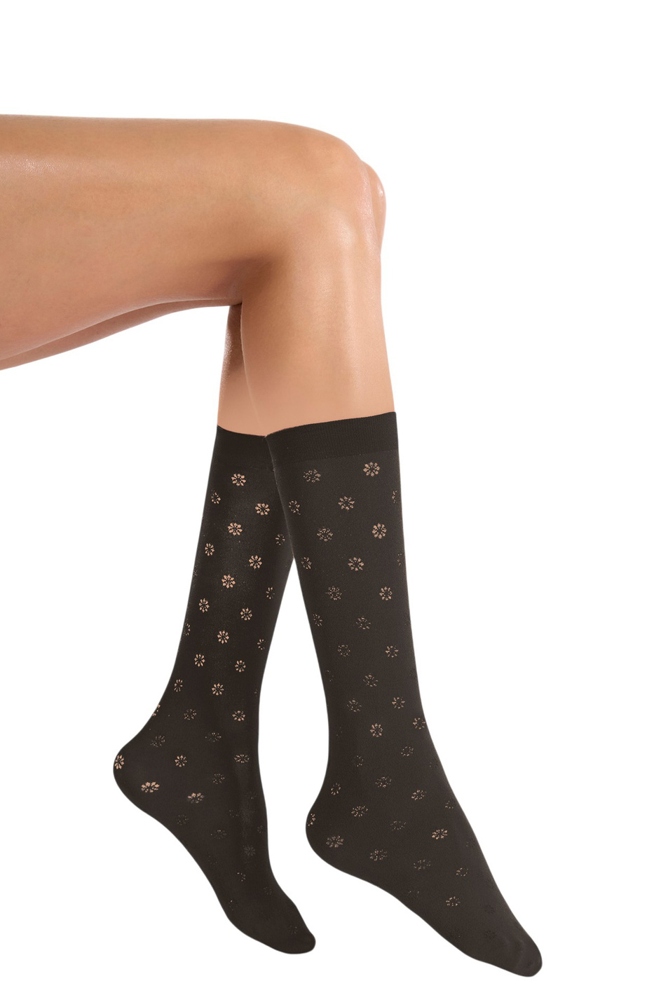 Женский Wolford Носки Daisy с цветочным принтом (цвет ), артикул 45066 | Фото 2