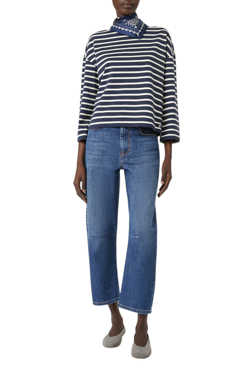 Женский Weekend Max Mara Лонгслив CAMPALE из хлопка (цвет ), артикул 2525946021 | Фото 2