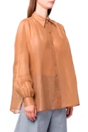Женский Alberta Ferretti Рубашка из льна и шелка (цвет ), артикул A0216-0122 | Фото 1