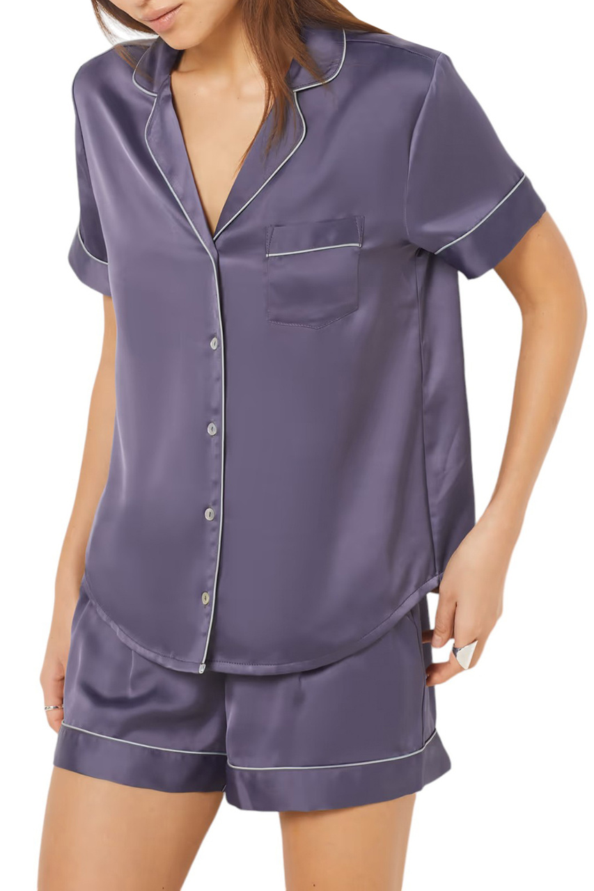 Рубашка пижамная GIA SPE CHEMISE|Основной цвет:Фиолетовый|Артикул:6542901 | Фото 1