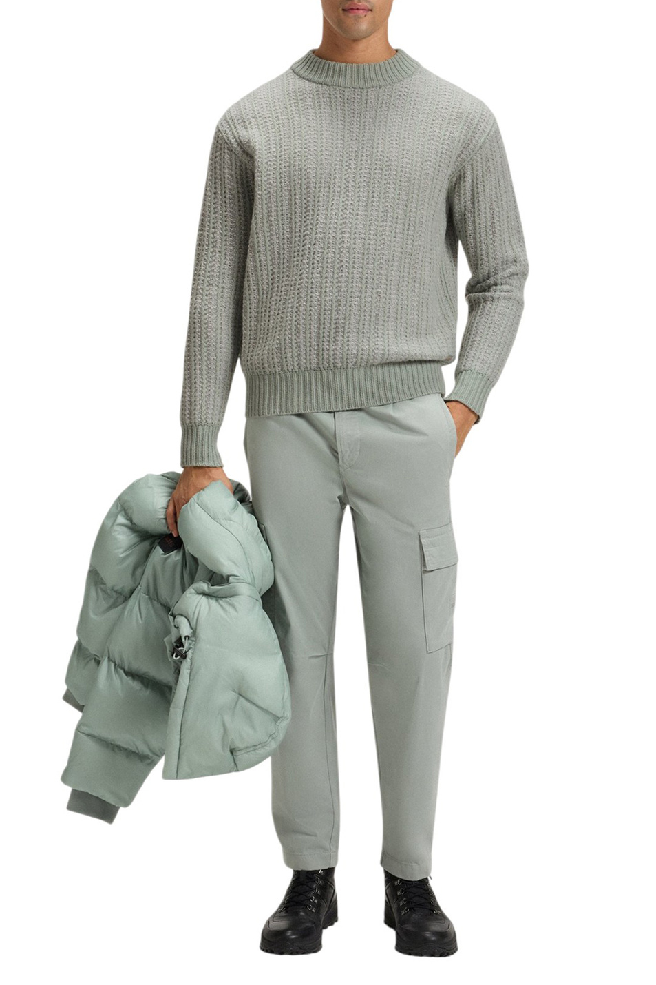 Мужской BOSS Свитер Korth из смесовой шерсти (цвет ), артикул 50548687 | Фото 2