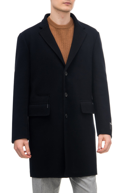 Пальто из кашемира и шерсти|Основной цвет:Черный|Артикул:477041-4EBCS0-N-R | Фото 1
